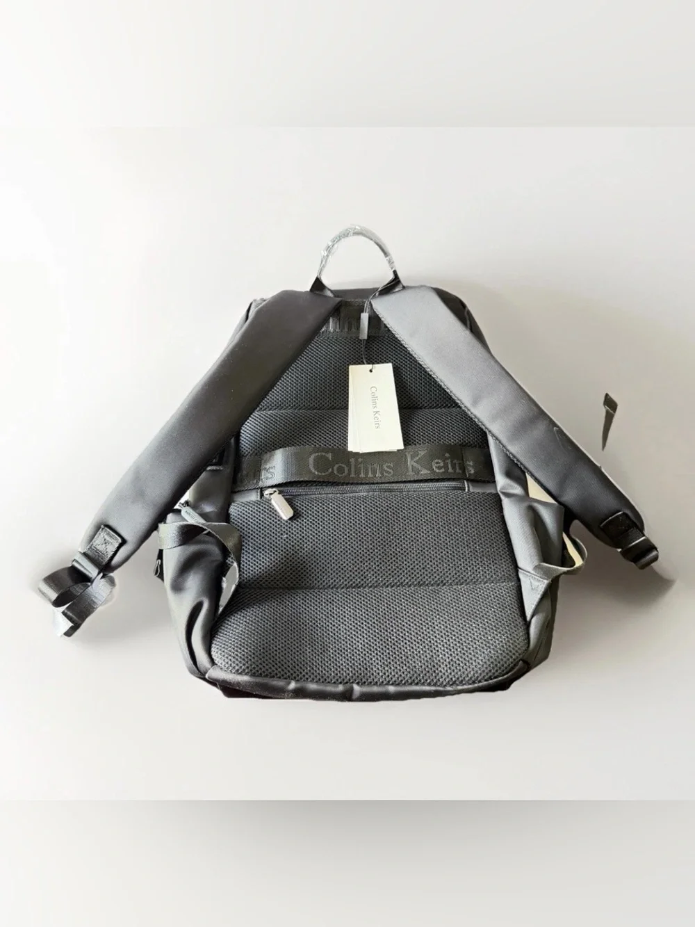 NWT Colins‎ Keirs Minimalist Laptop Backpack Black For Travel, School, Work.